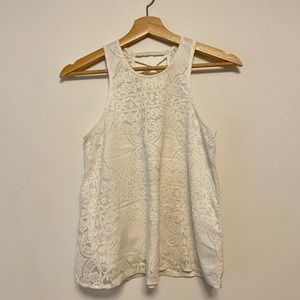 Lace tank top